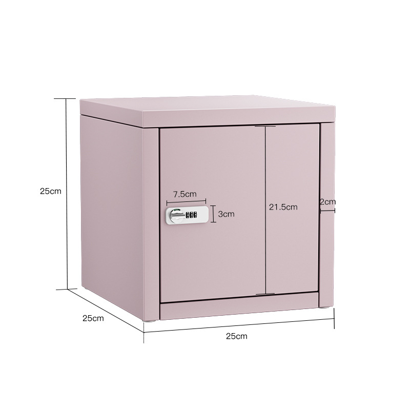 Pink combination lock [25*25*25]