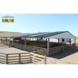 Capannone Prefabbricato in Acciaio <span class=keywords><strong>per</strong></span> Allevamento <span class=keywords><strong>Capre</strong></span>, Bovini, Ovini, Asini - Tenda Rifugio <span class=keywords><strong>per</strong></span> Bestiame - Product Image 5