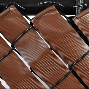 LIYUAN 4.5cm x <span class=keywords><strong>50m</strong></span> Kit PVC dur Panneau de clôture <span class=keywords><strong>rigide</strong></span> Vinyle vert avec 100 clips Bande de confidentialité en PVC Clôture d'écran - Product Image 2