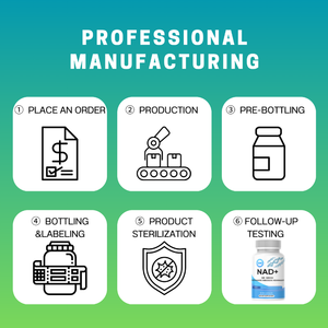 Supplément OEM Private Label NAD + Booster- (NR) pour l'énergie cellulaire et le soutien des télomères-60 Capsules végétaliennes - Product Image 6