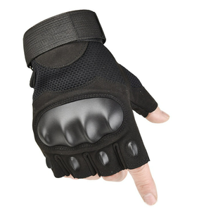 Bottes tactiques DFG1110 en stock, marron, noir, vert, nouvelle version, avec coques rigides pour les doigts, et gants de sécurité demi-doigts - Product Image 4