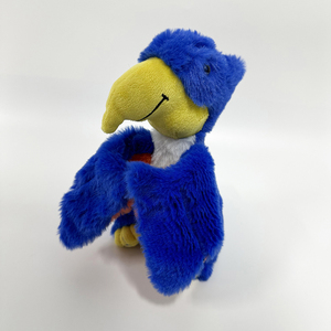 Peluche Pterosaure Bleu et Orange Vibrant - Adorable Design à Bec Souriant pour les Amateurs de Dinosaures - Product Image 5