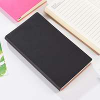 Carnet de poche écologique Huashanqi A6, couverture souple, logo personnalisé en relief, mini journal, cadeau promotionnel d'entreprise, bloc-notes
