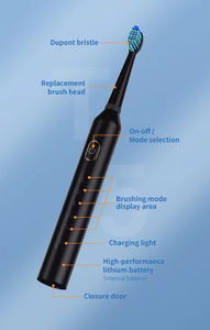 Cepillo de Dientes Eléctrico Sónico Inteligente de Alta Calidad para Adultos, Portátil, con Carga Tipo-C, Resistente al Agua IPX7, 30 Días de Autonomía - Product Image 5