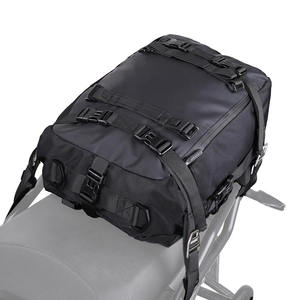 Sac de voyage en cuir personnalisé pour moto, à enroulement, 45L, imperméable, style tendance, poches intérieures, équipement de conduite - Product Image 3