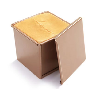 Moules à gâteau carrés portables en alliage d'aluminium de haute qualité avec couvercle, pour four et cuisinière, emballés en sac OPP, vente en gros - Product Image 3