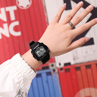 SYNOKE 9804 Montre numérique pour enfants Nouvelle montre-bracelet pour étudiants en silicone lumineuse et concise 2021