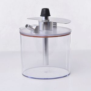 Cachimba de Acrílico Transparente Moderna de Alta Calidad, Diseño 2026, Personalizada, con una Sola Manguera de Silicona - Product Image 5