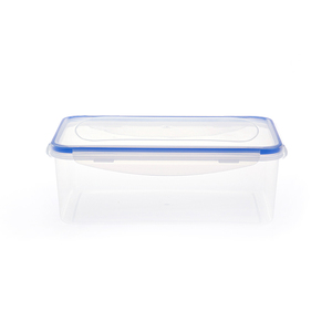 Wholesale vegetable crisper 2200ml takeaway food container Clear Plastic Rectangle Food Storage Container with Lid