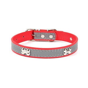 <span class=keywords><strong>Collar</strong></span> de perro acolchado de cuero Pu fuerte personalizado 2024 <span class=keywords><strong>Collar</strong></span> de mascota reflectante vegano <span class=keywords><strong>Collar</strong></span> de gato ajustable impermeable - Product Image 2
