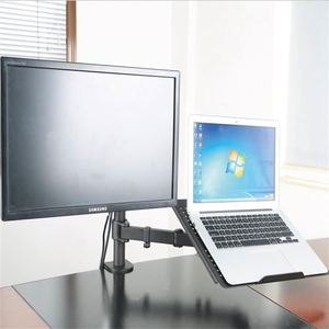 Single Monitor <b>Desk</b> Mount Stand for Laptop Holds <b>Computer</b> Screen up to 17 Inch New Stock Notebook Monitor Mount - Product Image 6