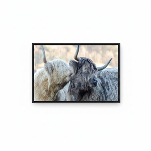 Elegant Printed <b>Canvas</b> Artwork: Living Room Animal Decor,BLACK <b>FRAMED</b> <b>CANVAS</b> - Product Image 2