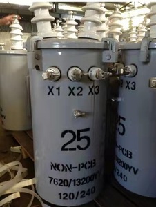 Transformador Monofásico de 3330KVA 13200v 76200v 120V Montado en Poste Tipo Columna de Ahorro de Energía - Product Image 3