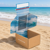 Boîte d'expédition en carton ondulé pour le commerce électronique, boîtes personnalisées, boîte d'expédition à fermeture éclair pour les petites entreprises