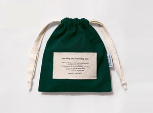 Túi quà vải cotton <span class=keywords><strong>linen</strong></span> màu be nhạt có dây rút, có nhãn dệt - Product Image 3