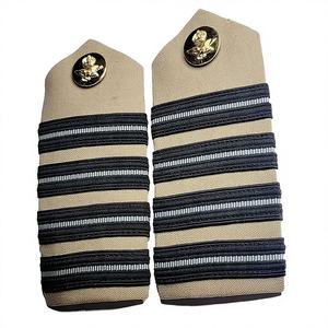 Épaulettes simples pour vestes en tissu lisse coton/nylon/polyester/laine – Décorations d'épaule pour activités de plein air - Product Image 1