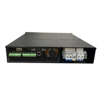 Alimentation DC-DC à sortie unique à échange à chaud 220VAC/110VDC, système redresseur montable en rack pour l'industrie des télécommunications et des armoires de serveurs