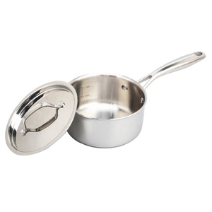 ชุดกระทะสแตนเลส2ชิ้นชุดกระทะซอสเยอรมันเทคโนโลยีกระทะ - Product Image 2
