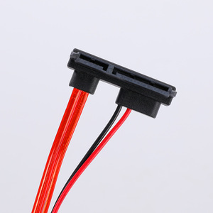 Sata Data <b>Cable</b> 7 15 Pin Right Angle Connector Copper Wire <b>For</b> <b>Computer</b> Hard Drive Connection - Product Image 3