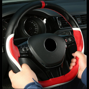 Housse de volant en cuir artificiel pour Mercedes Benz W220 W215 S430 S500 <span class=keywords><strong>CL500</strong></span> <span class=keywords><strong>2000</strong></span> 2001 2002 200 - Product Image 4