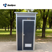 Maisons conteneurs modernes en panneaux sandwich robustes, écologiques, faciles à installer, toilettes portables pour événements extérieurs et utilisation en parc