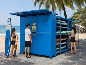 Casillero Inteligente Baiwei para <span class=keywords><strong>Alquiler</strong></span> <span class=keywords><strong>de</strong></span> Raquetas <span class=keywords><strong>de</strong></span> Tenis, Kiosco Electrónico Inteligente a Prueba <span class=keywords><strong>de</strong></span> Agua para <span class=keywords><strong>Alquiler</strong></span> y Devolución en Resorts y Parques - Product Image 6
