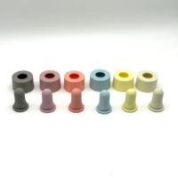 Bouchons compte-gouttes à vis en plastique PP coloré mat bleu rose de 20 mm / Nouveaux couvercles pour flacons d'huiles essentielles cosmétiques - Fabricant