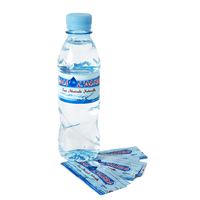 Étiquettes de bouteilles d'eau minérale en PET/PVC, impression personnalisée, manches thermorétractables