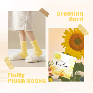 Kit de Autocuidado Alegre y Confortable, Regalo de Ánimo para Amigas y Compañeras, Set de Spa con Aroma a Girasol - Product Image 2