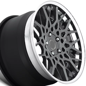 Stylish Multi Web Three Piece Forged Alloy Rim With Hub Cap Customizable Coating Treatment Lightweight Passenger <b>Car</b> Wheel - Product Image 5