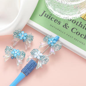 2025 nouveau Design Sakura strass UV placage nœud papillon pour téléphone chaîne porte-clés faisant acrylique perles personnalisées pour bricolage stylos à perles - Product Image 4