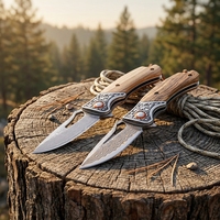 Couteau pliant tactique HL pour la chasse, haute dureté, couteau de poche EDC pour le camping, portable, DIY, objet de collection, cadeau, survie en plein air