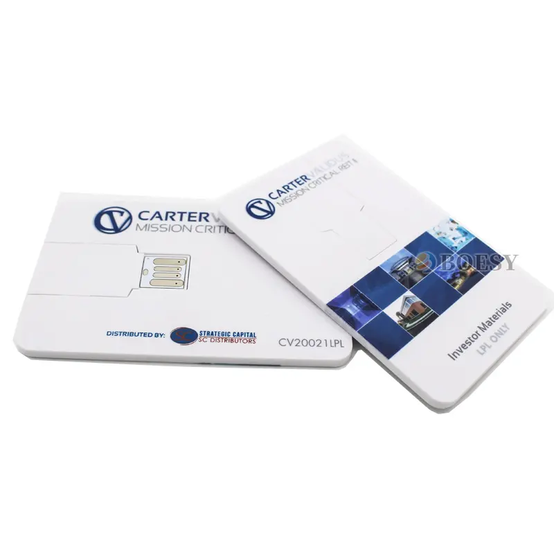 플라스틱 신용 카드 USB 웹 키, 명함 usb webkey 메일러 이벤트 프로모션 풀 컬러 인쇄.