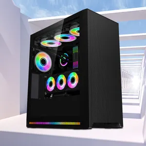 خزانة مصنع XYZCASE مخصصة شعبية غلاف مروحة الكمبيوتر برج سطح المكتب الألعاب Cpu Pc القضية