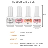 Vernis à ongles professionnel en gel caoutchouc à base de HEMA et TPO Free, prix d'usine, marque privée pour salon de manucure