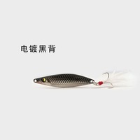 Leurre de pêche en métal électroplaqué, leurre dur artificiel pour jigging, pour la pêche au bar