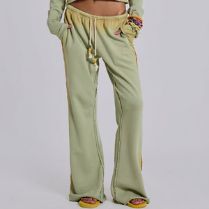 Pantalones Jogger Cargo Oversize para Mujer, Estilo Streetwear, Personalizados, con Efecto Desgastado por el Sol, de Mezcla de Algodón, Casuales, con Lavado Vintage - Product Image 1