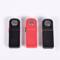 GUANYIDA Compact LED Pocket Handheld Magnifier with Acrylic 10mm Lens for Fine Detail Viewing & Collectibles