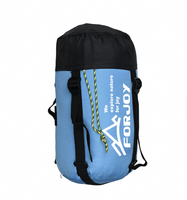 Kantung Tidur Forjoy Premium Berkualitas Tinggi untuk Hiking Solo di Luar Ruangan, Ukuran Panjang Khusus, Ringan