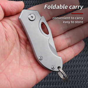 Couteau de poche pliant EDC tout acier léger direct d'usine en acier inoxydable pour bricolage utilitaire personnalisable couteau en gros OEM - Product Image 2