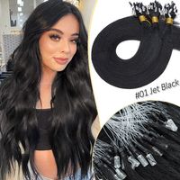 Extensions de Cheveux Vierges Double Tirage Raides Qualité Supérieure 6D H6 100% Cheveux Humains Réels