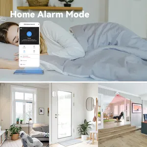 Tuya WLAN Bewegungssensor Alarm-Kit drahtlos 125 dB Alarm Einbrecher-Sicherheits-Alarmsystem für Zuhause