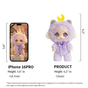 Youbixiong Officiel Série <span class=keywords><strong>Loup</strong></span>-<span class=keywords><strong>garou</strong></span> Emomo Figurine en peluche courte Boîte mystère Décoration tendance Jouet mignon - Product Image 4