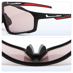 Gafas de Sol Deportivas Fotocromáticas con Montura Completa, Lentes Degradadas, 100% Protección UV, para Ciclismo, Senderismo y Uso al Aire Libre, con Correa Ajustable - Product Image 2