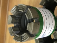 Foret diamanté forgé en carbure NQ de 10 mm pour carottage, cercles concentriques, matrice, certifié ISO9001 pour le forage de puits d'eau et l'exploitation minière
