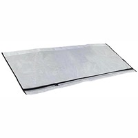 Tas Reel Pancing PVC Tarpaulin Satu Lapis Luas 40x40x165cm Tahan Air untuk Menyimpan Ikan Besar Utuh