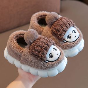 Women's Canvas Cotton Fluffy Cute Puppy-pattern Winter Warm Eco-friendly Slip-resistant Plastic-soled Plush Evergreen Outdoor - Product Image 2
