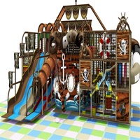 Équipement de terrain de jeu intérieur sur le thème des pirates, aire de jeux souple, château gonflable commercial, haute sécurité, taille et couleur personnalisables, amusement pour enfants