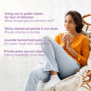 Dromakaクリーニングワイプ,日常生活用,女性用,衛生的な親密なワイプソフトジェントルホウ酸フェミニンワイプ - Product Image 2