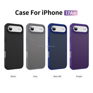 Mejor Único Creativo Más <span class=keywords><strong>Barato</strong></span> Móvil Volver Moda Protección Shell Niñas Textura de <span class=keywords><strong>Fibra</strong></span> de Carbono Funda de Teléfono para Iphone 17 Aire - Product Image 6